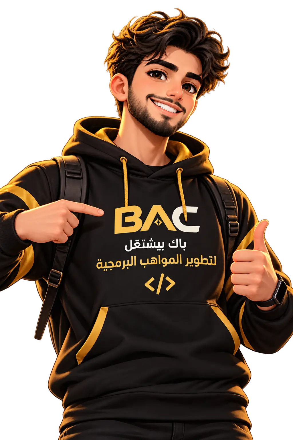 شخصية BAC تشجعك على البدء